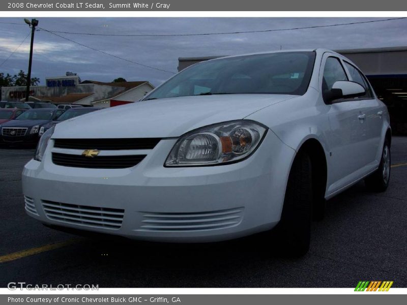 Summit White / Gray 2008 Chevrolet Cobalt LT Sedan