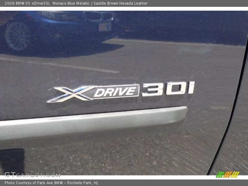 Monaco Blue Metallic / Saddle Brown Nevada Leather 2009 BMW X5 xDrive30i