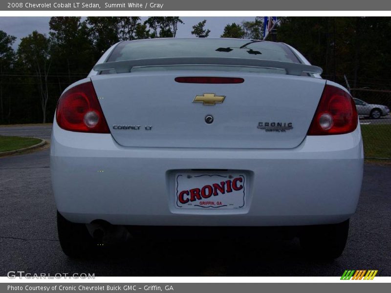 Summit White / Gray 2008 Chevrolet Cobalt LT Sedan