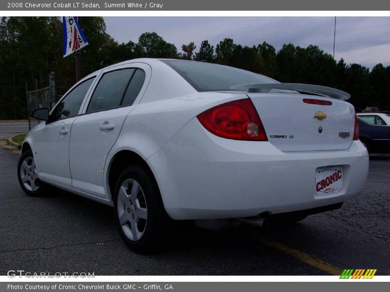 Summit White / Gray 2008 Chevrolet Cobalt LT Sedan