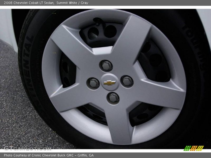 Summit White / Gray 2008 Chevrolet Cobalt LT Sedan