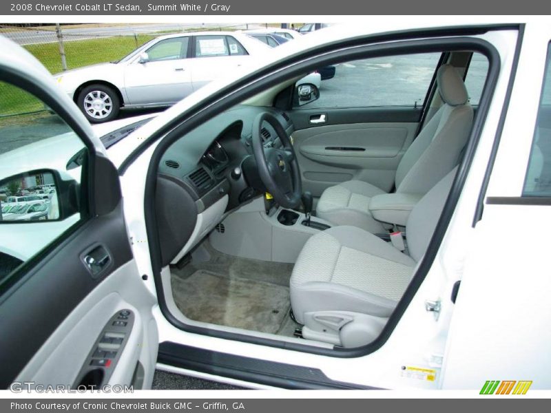 Summit White / Gray 2008 Chevrolet Cobalt LT Sedan