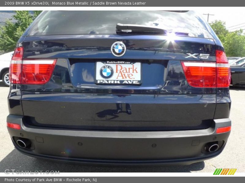 Monaco Blue Metallic / Saddle Brown Nevada Leather 2009 BMW X5 xDrive30i