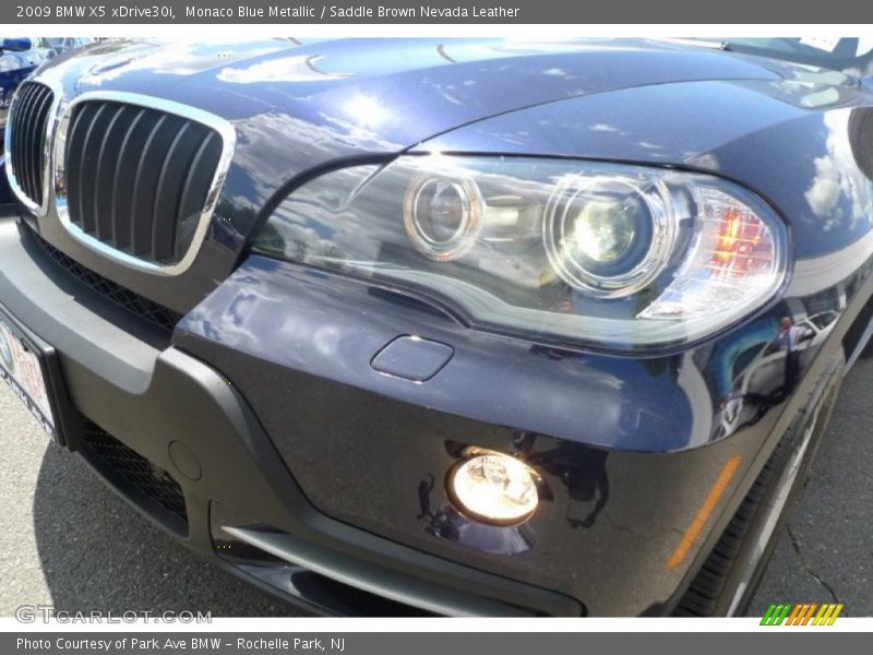 Monaco Blue Metallic / Saddle Brown Nevada Leather 2009 BMW X5 xDrive30i