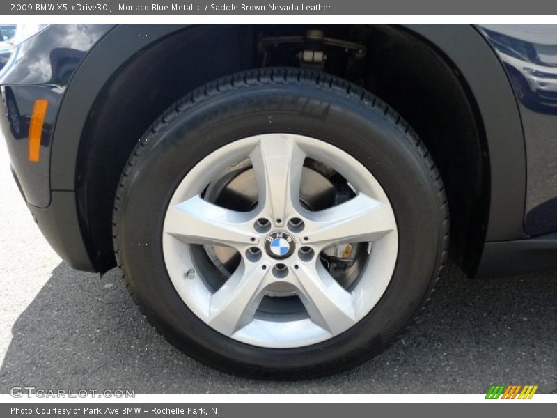 Monaco Blue Metallic / Saddle Brown Nevada Leather 2009 BMW X5 xDrive30i