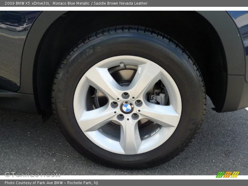 Monaco Blue Metallic / Saddle Brown Nevada Leather 2009 BMW X5 xDrive30i