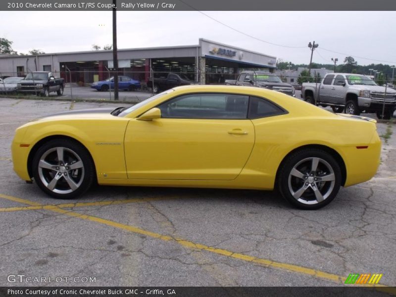 Rally Yellow / Gray 2010 Chevrolet Camaro LT/RS Coupe
