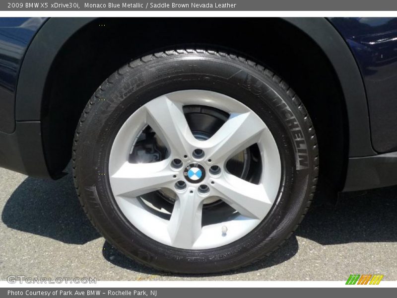 Monaco Blue Metallic / Saddle Brown Nevada Leather 2009 BMW X5 xDrive30i