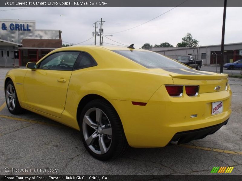 Rally Yellow / Gray 2010 Chevrolet Camaro LT/RS Coupe