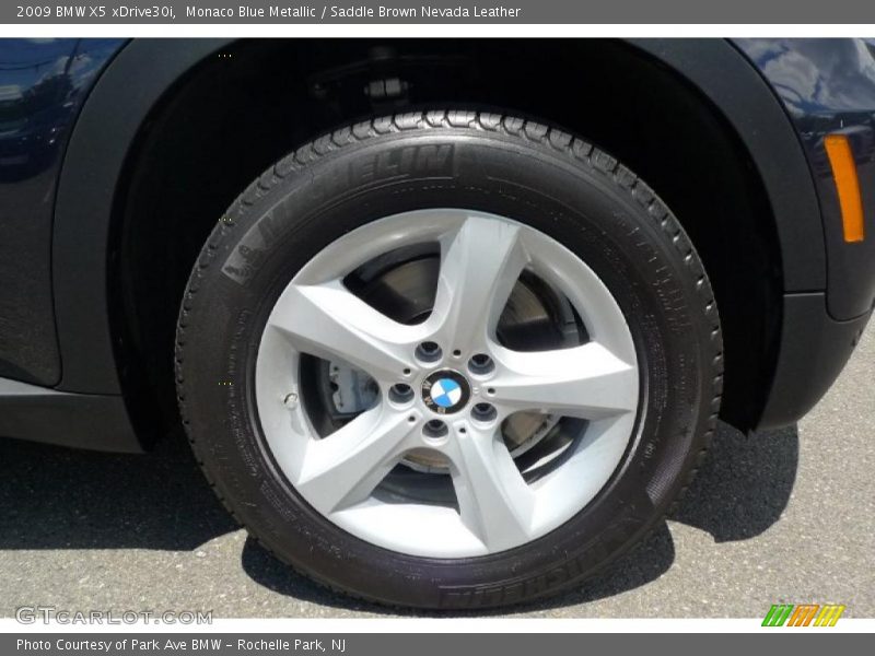 Monaco Blue Metallic / Saddle Brown Nevada Leather 2009 BMW X5 xDrive30i