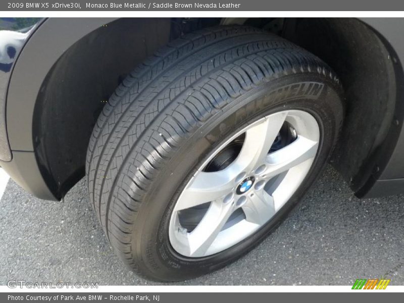Monaco Blue Metallic / Saddle Brown Nevada Leather 2009 BMW X5 xDrive30i