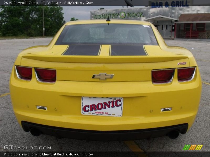 Rally Yellow / Gray 2010 Chevrolet Camaro LT/RS Coupe