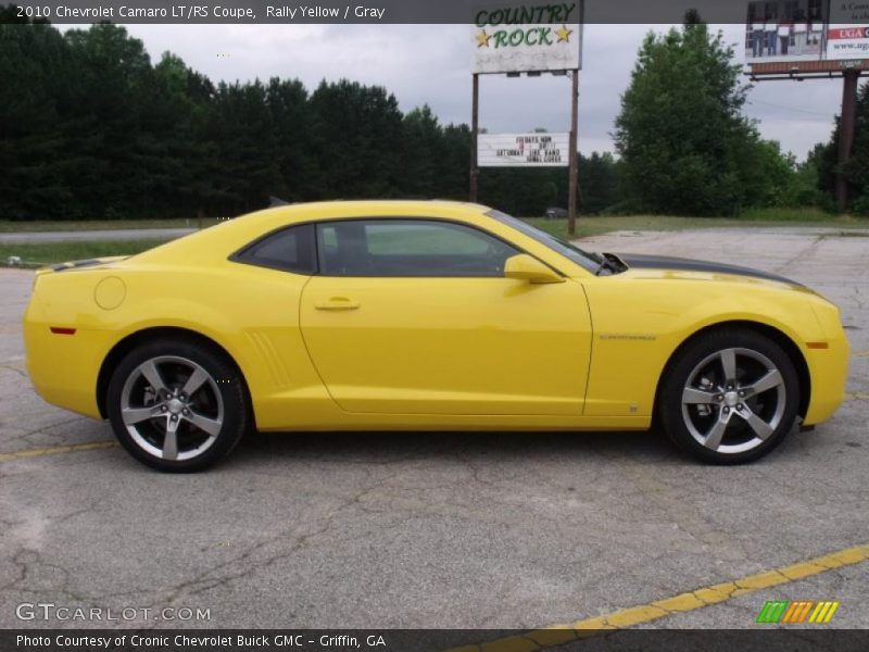 Rally Yellow / Gray 2010 Chevrolet Camaro LT/RS Coupe