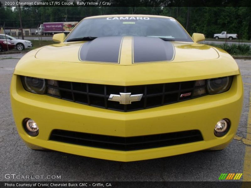 Rally Yellow / Gray 2010 Chevrolet Camaro LT/RS Coupe