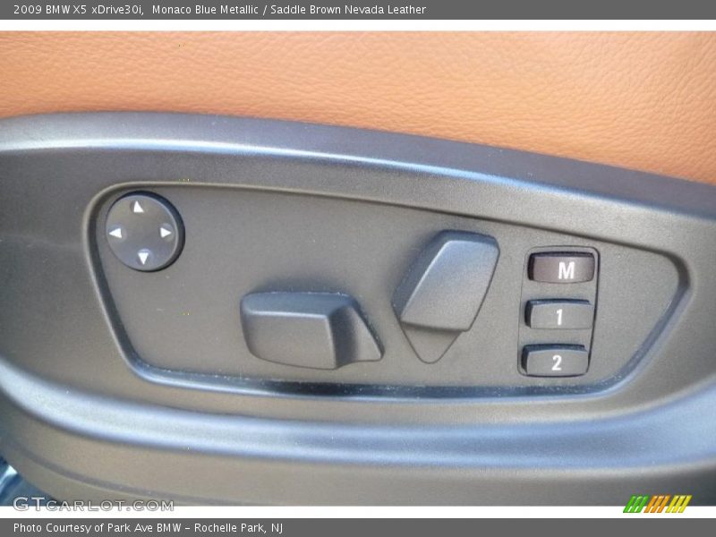 Monaco Blue Metallic / Saddle Brown Nevada Leather 2009 BMW X5 xDrive30i