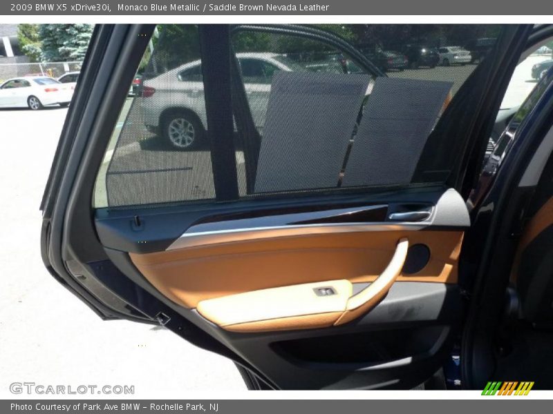 Monaco Blue Metallic / Saddle Brown Nevada Leather 2009 BMW X5 xDrive30i