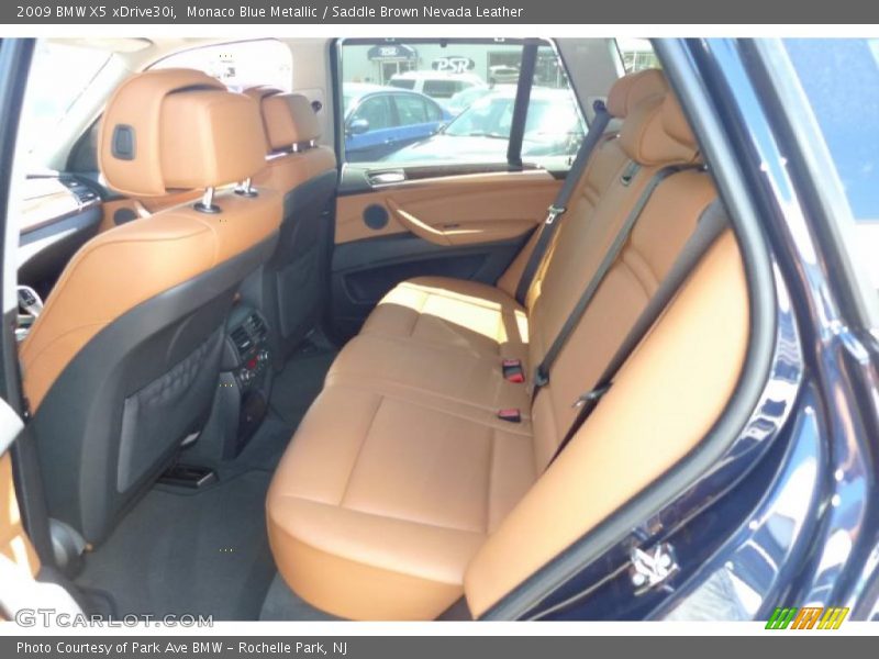 Monaco Blue Metallic / Saddle Brown Nevada Leather 2009 BMW X5 xDrive30i