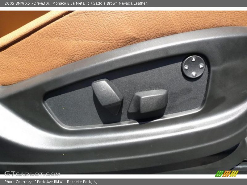 Monaco Blue Metallic / Saddle Brown Nevada Leather 2009 BMW X5 xDrive30i