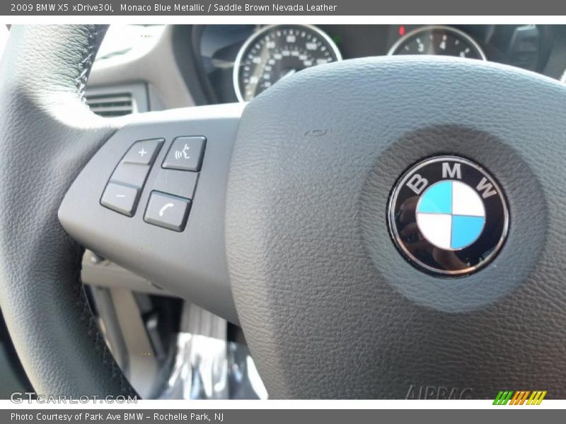 Monaco Blue Metallic / Saddle Brown Nevada Leather 2009 BMW X5 xDrive30i