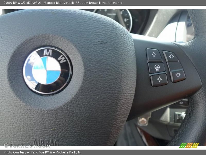 Monaco Blue Metallic / Saddle Brown Nevada Leather 2009 BMW X5 xDrive30i