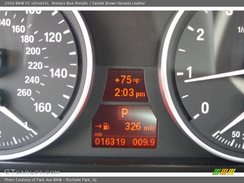 Monaco Blue Metallic / Saddle Brown Nevada Leather 2009 BMW X5 xDrive30i