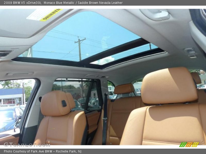 Monaco Blue Metallic / Saddle Brown Nevada Leather 2009 BMW X5 xDrive30i
