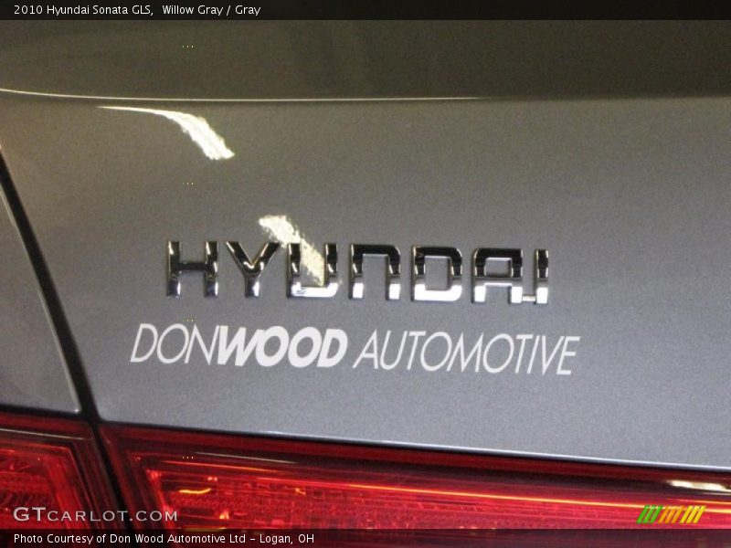Willow Gray / Gray 2010 Hyundai Sonata GLS
