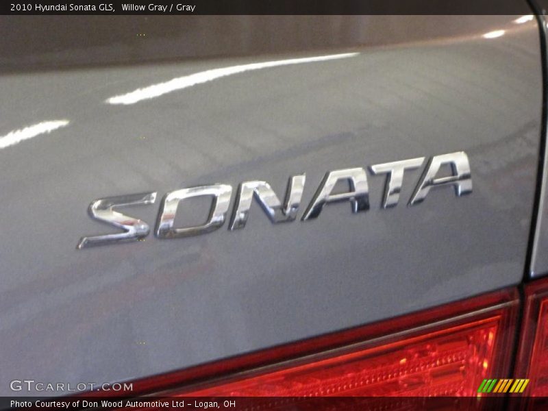Willow Gray / Gray 2010 Hyundai Sonata GLS