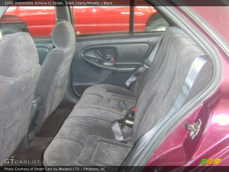 Dark Cherry Metallic / Black 1996 Oldsmobile Achieva SL Sedan