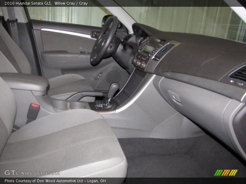 Willow Gray / Gray 2010 Hyundai Sonata GLS