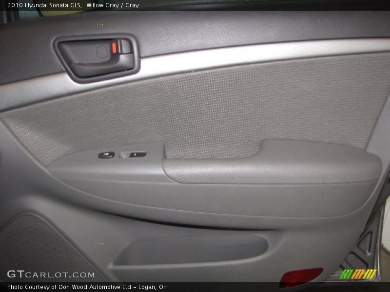 Willow Gray / Gray 2010 Hyundai Sonata GLS