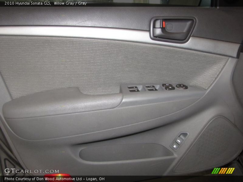 Willow Gray / Gray 2010 Hyundai Sonata GLS