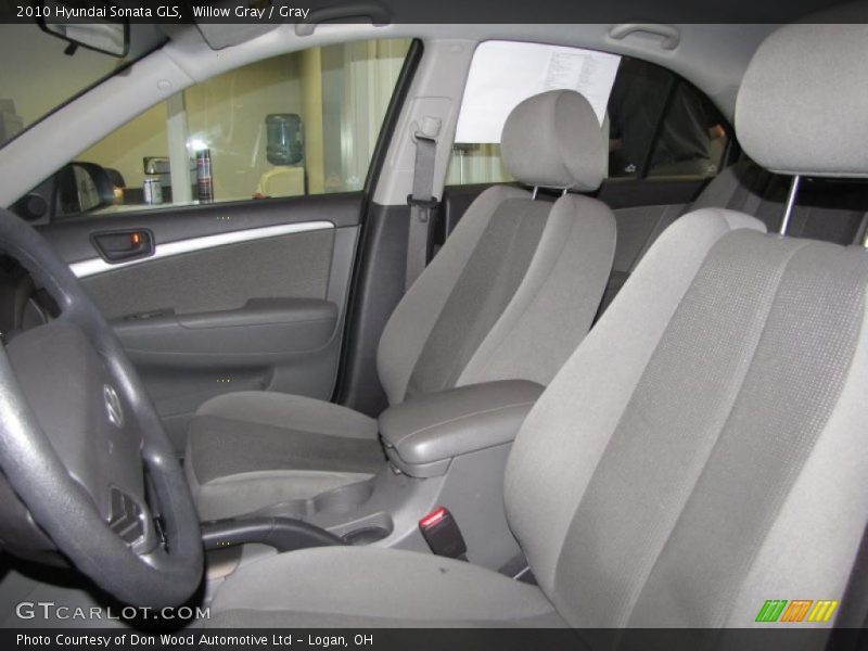Willow Gray / Gray 2010 Hyundai Sonata GLS