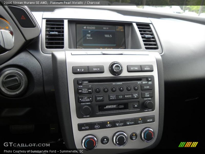 Platinum Pearl Metallic / Charcoal 2006 Nissan Murano SE AWD