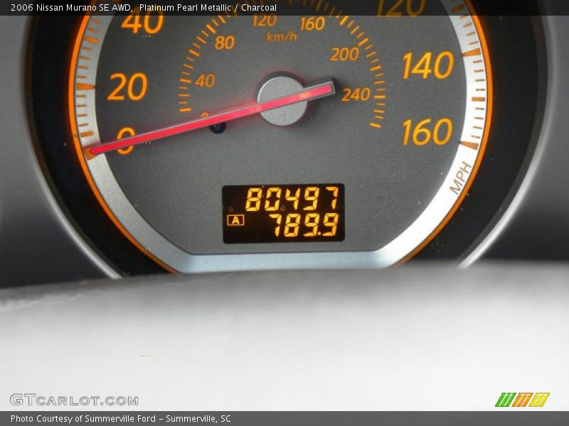 Platinum Pearl Metallic / Charcoal 2006 Nissan Murano SE AWD