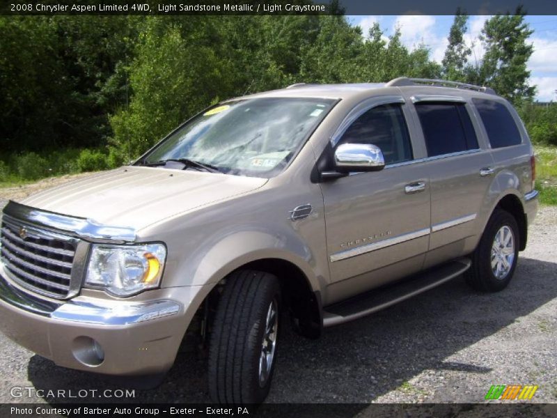 Light Sandstone Metallic / Light Graystone 2008 Chrysler Aspen Limited 4WD