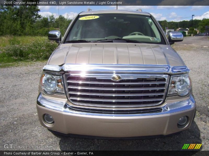 Light Sandstone Metallic / Light Graystone 2008 Chrysler Aspen Limited 4WD