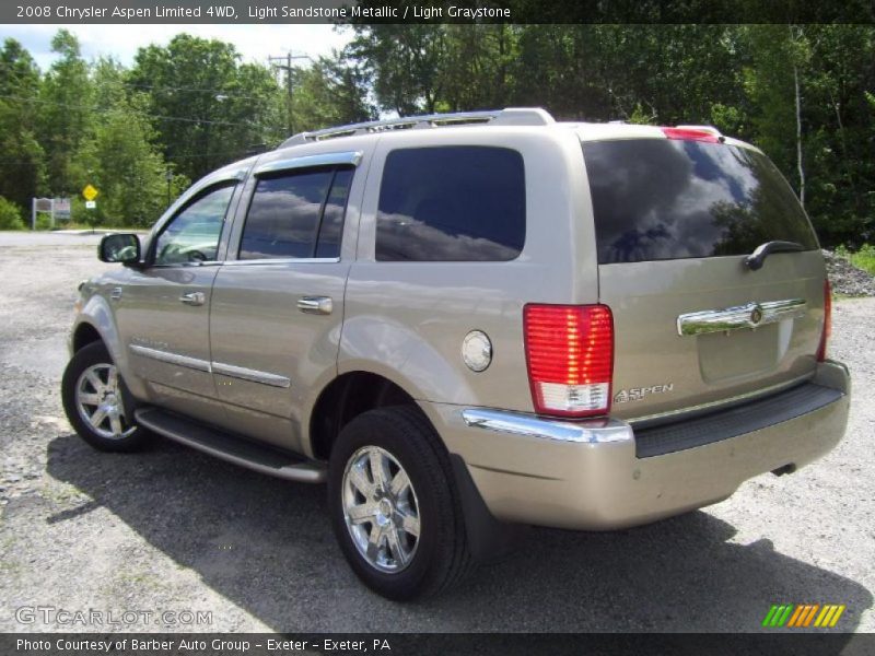 Light Sandstone Metallic / Light Graystone 2008 Chrysler Aspen Limited 4WD