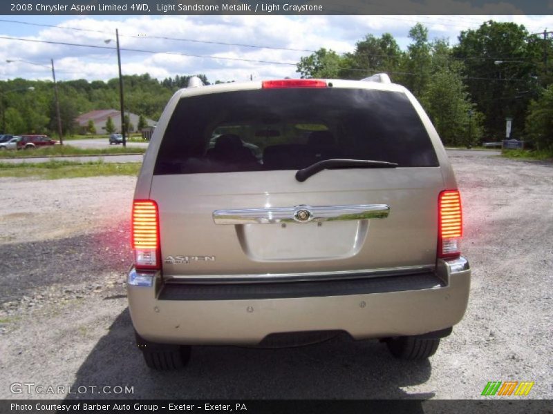 Light Sandstone Metallic / Light Graystone 2008 Chrysler Aspen Limited 4WD