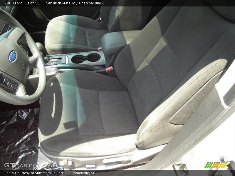 Silver Birch Metallic / Charcoal Black 2008 Ford Fusion SE