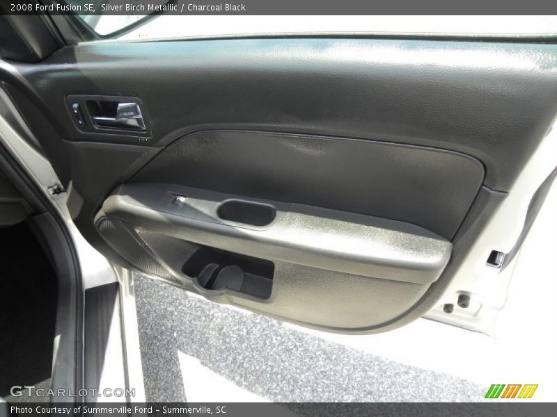 Silver Birch Metallic / Charcoal Black 2008 Ford Fusion SE
