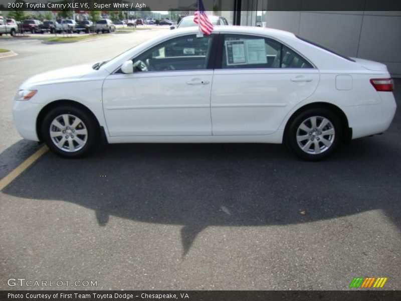 Super White / Ash 2007 Toyota Camry XLE V6