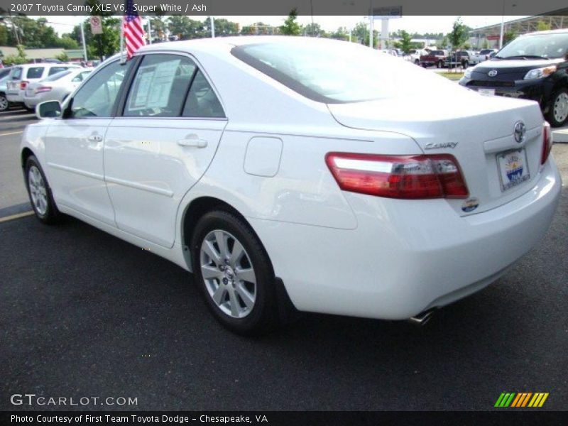 Super White / Ash 2007 Toyota Camry XLE V6