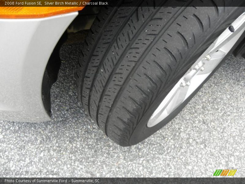 Silver Birch Metallic / Charcoal Black 2008 Ford Fusion SE