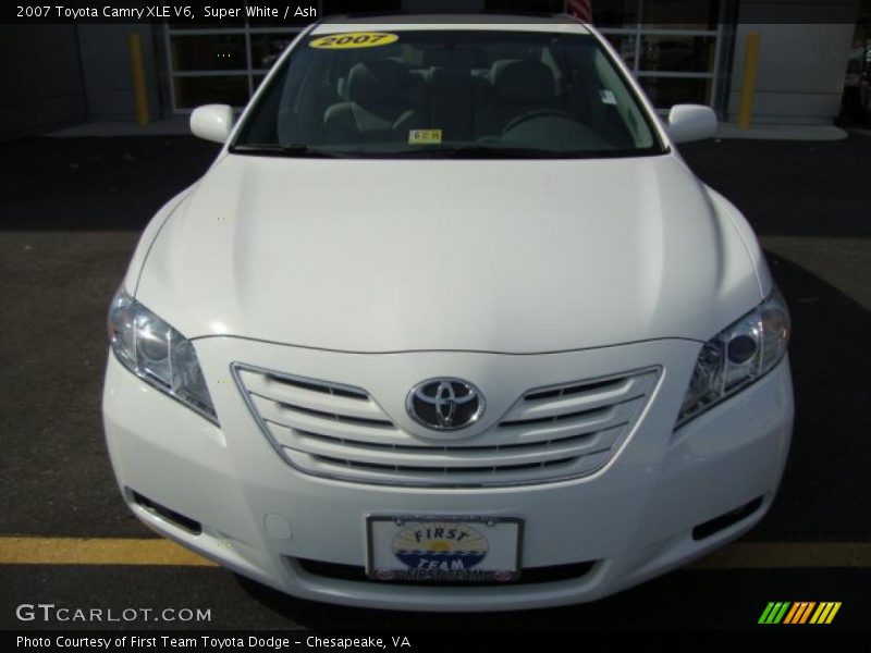 Super White / Ash 2007 Toyota Camry XLE V6