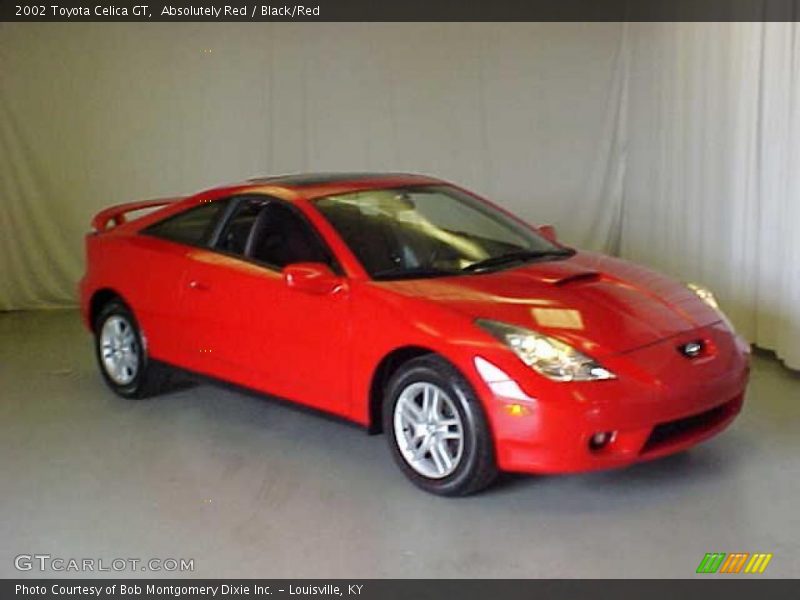 Absolutely Red / Black/Red 2002 Toyota Celica GT
