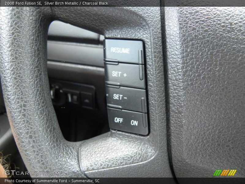 Silver Birch Metallic / Charcoal Black 2008 Ford Fusion SE