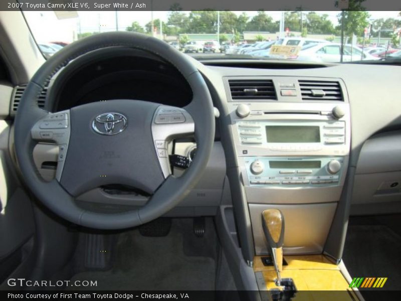 Super White / Ash 2007 Toyota Camry XLE V6