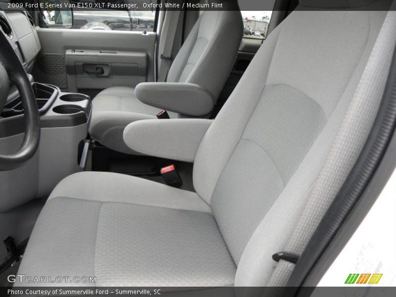 Oxford White / Medium Flint 2009 Ford E Series Van E150 XLT Passenger