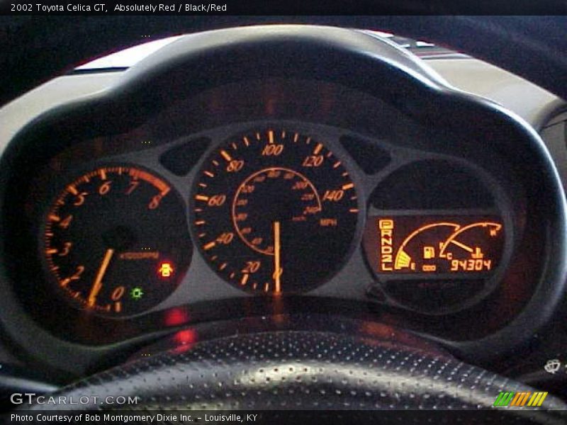 Absolutely Red / Black/Red 2002 Toyota Celica GT